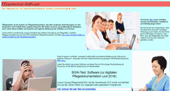 Desktop Screenshot of pflegeplanung-software.de